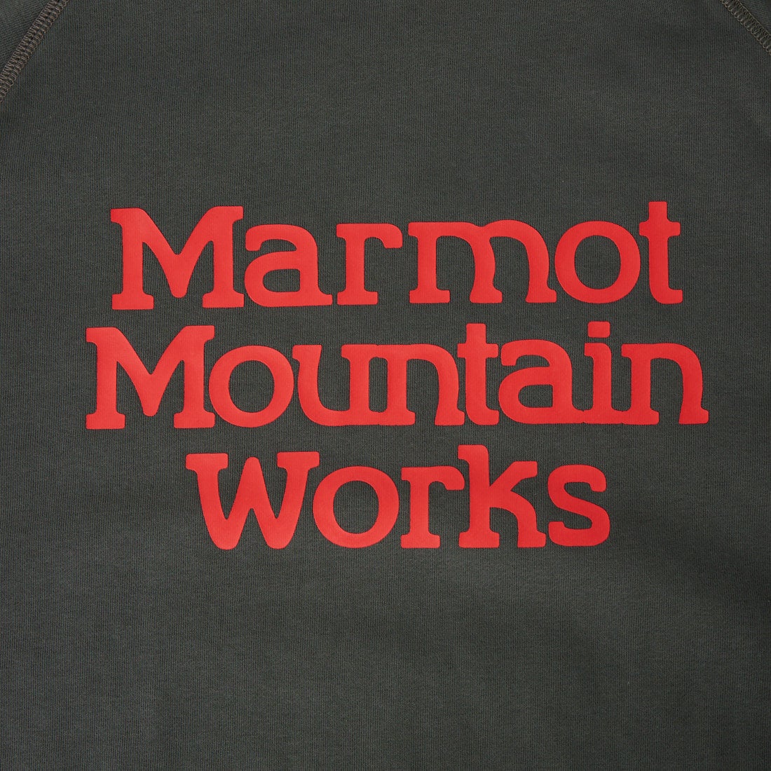 Marmot [マーモット] 別注 ロゴプリント カットオフスウェット [MTFW26WSW374IN-JF] CHARCOAL