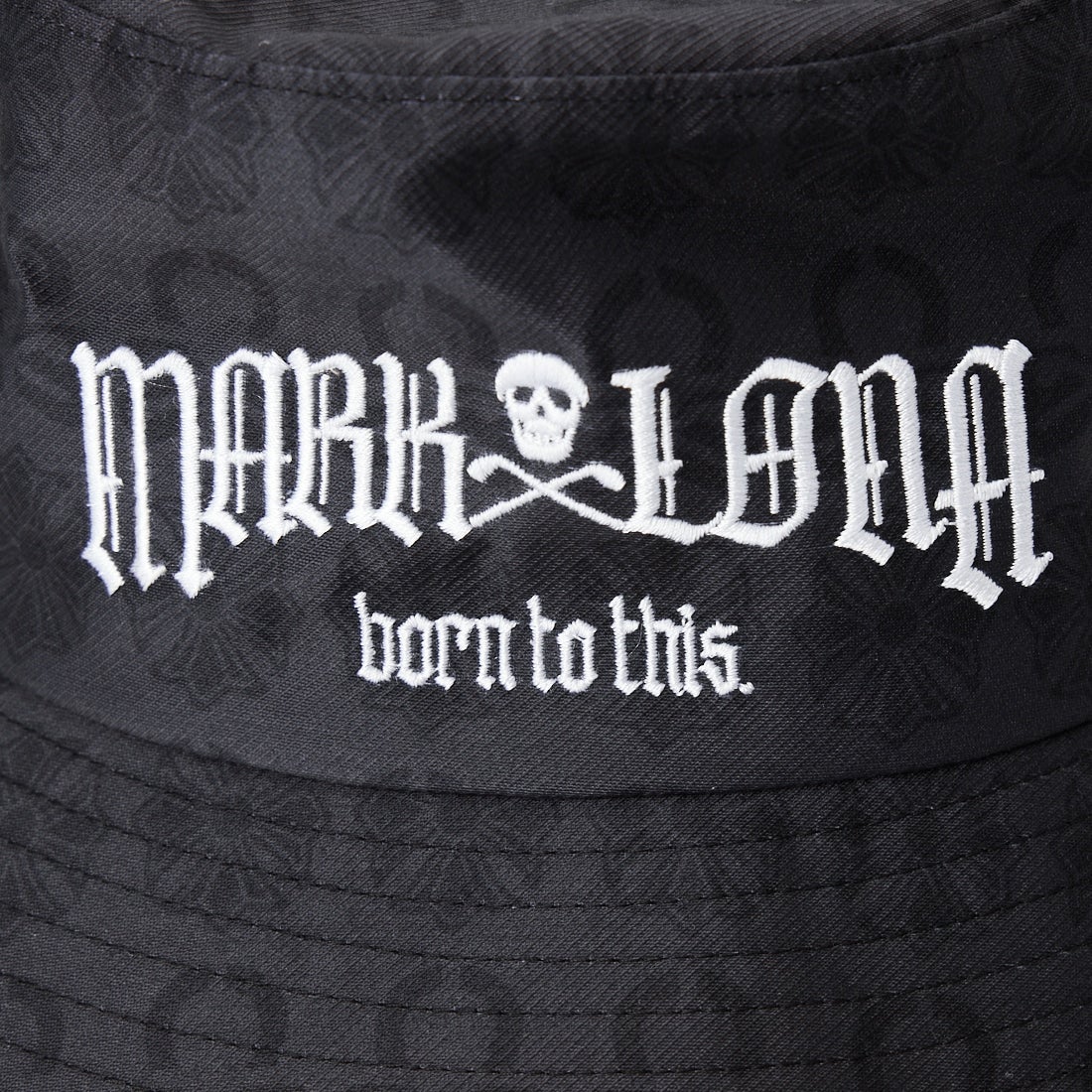 MARK & LONA [マークアンドロナ] フラクチャー モノグラム バケットハット [MLF-26C-FC04] BLACK
