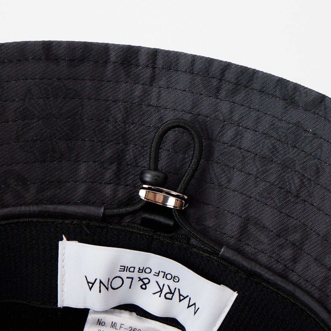 MARK & LONA [マークアンドロナ] フラクチャー モノグラム バケットハット [MLF-26C-FC04] BLACK
