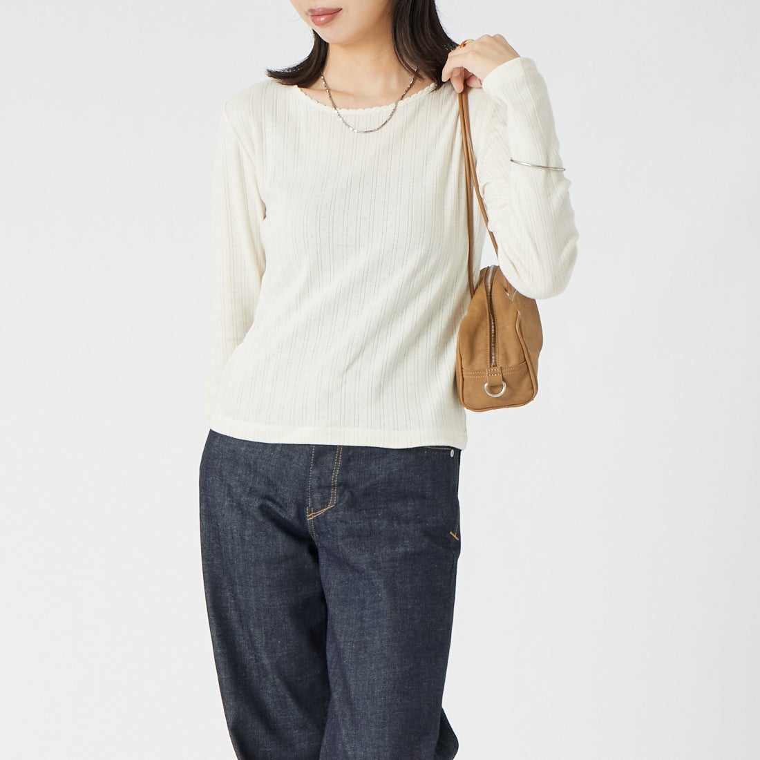 61 IVORY&&モデル身長：162cm 着用サイズ：F&&