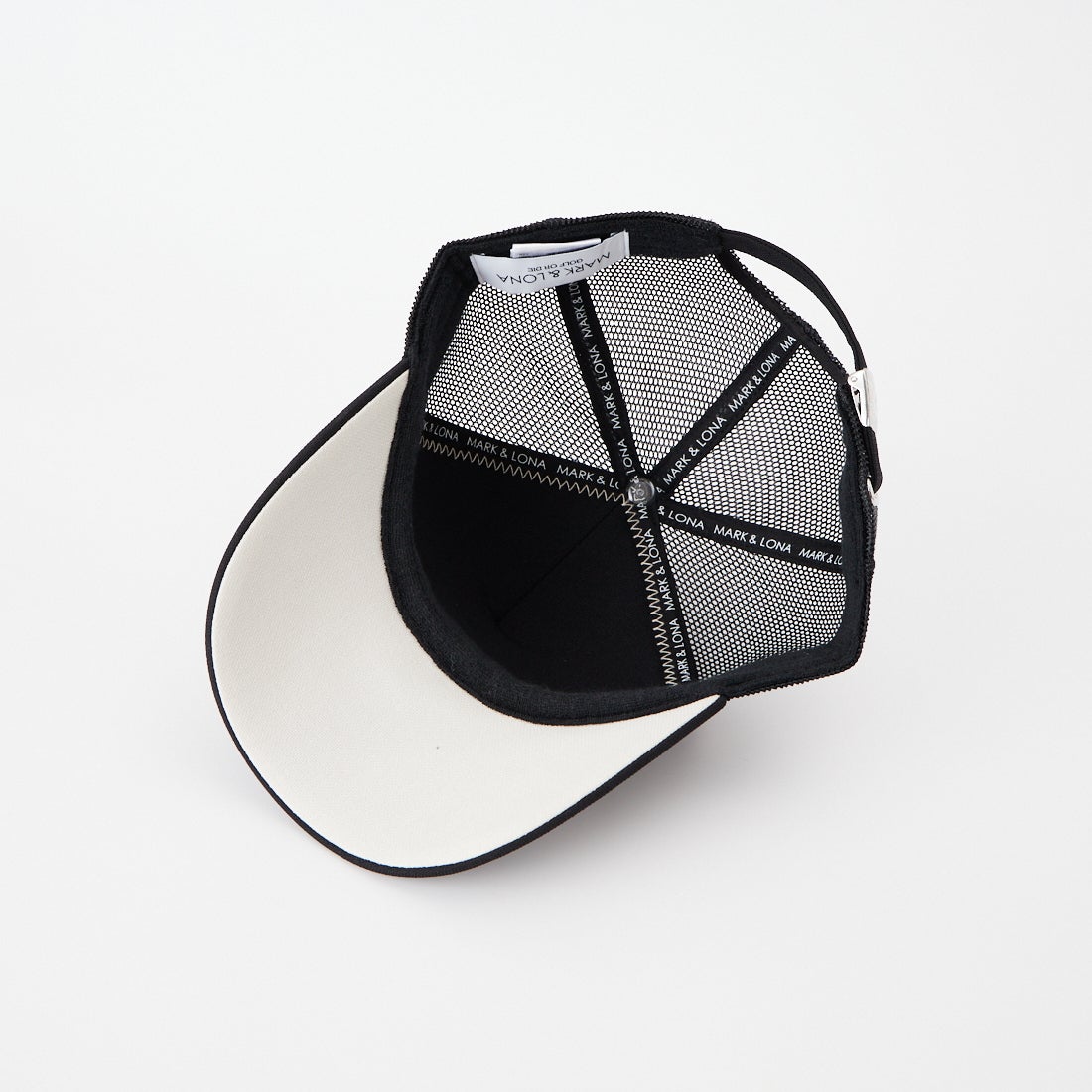 MARK & LONA [マークアンドロナ] クローム スカル メッシュ キャップ [MLF-26C-FC08] BLACK