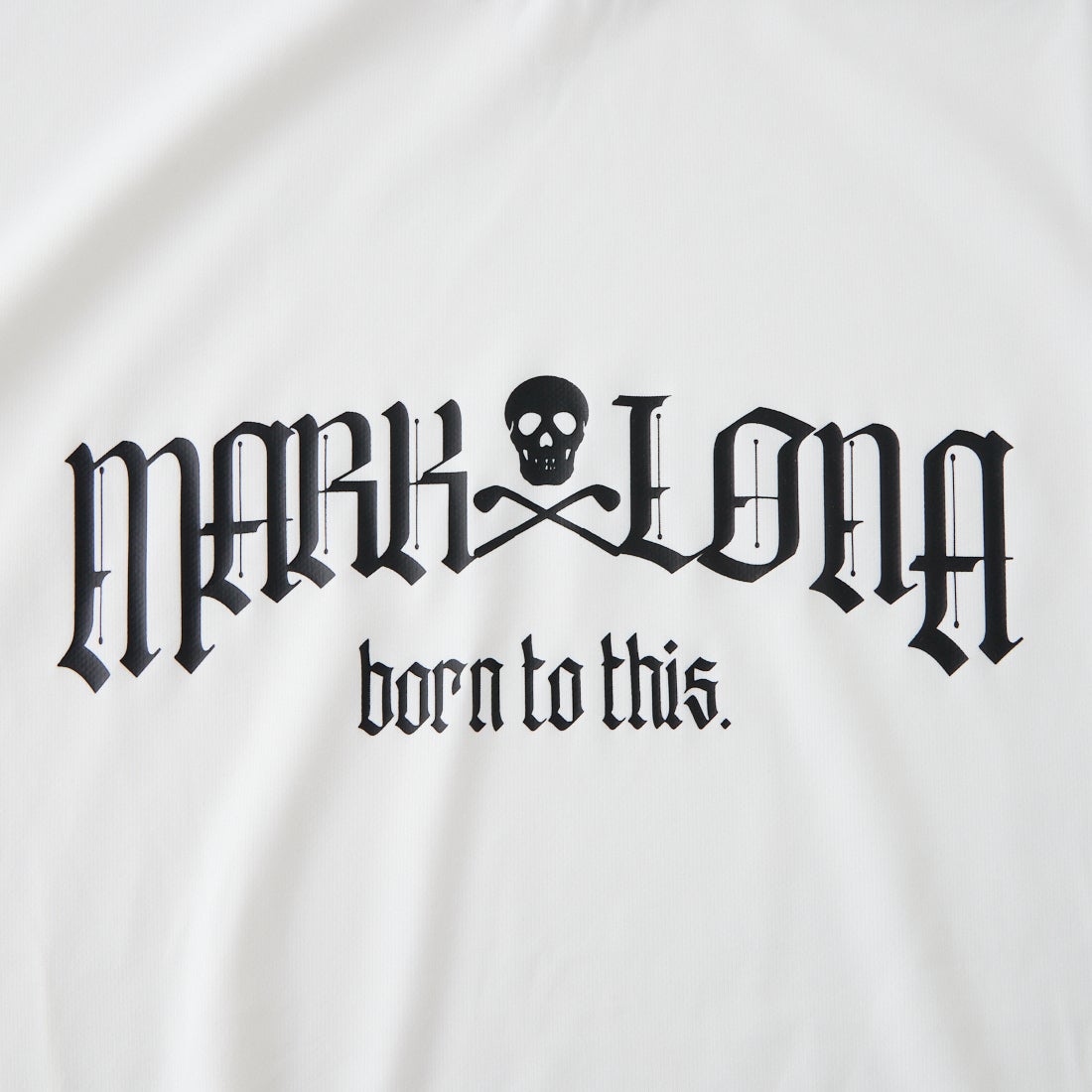 MARK & LONA [マークアンドロナ] フラクチャー スムース モックネック [MLM-26C-AU02] WHITE
