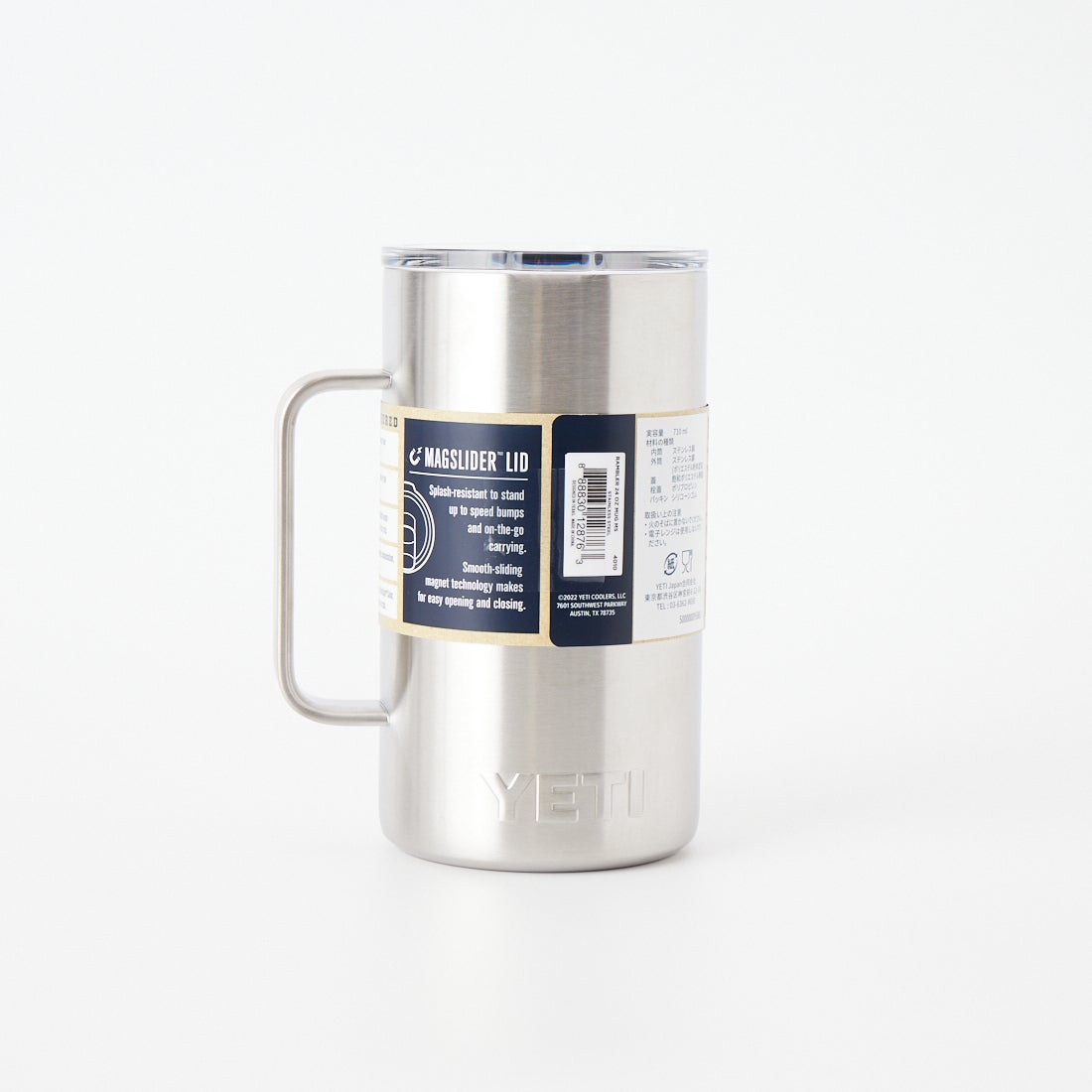 YETI [イエティ] RAMBLER/ランブラー 24oz(710ml) マグ [MAGSLIDER-MUG-WITH] ｽﾃﾝﾚｽ