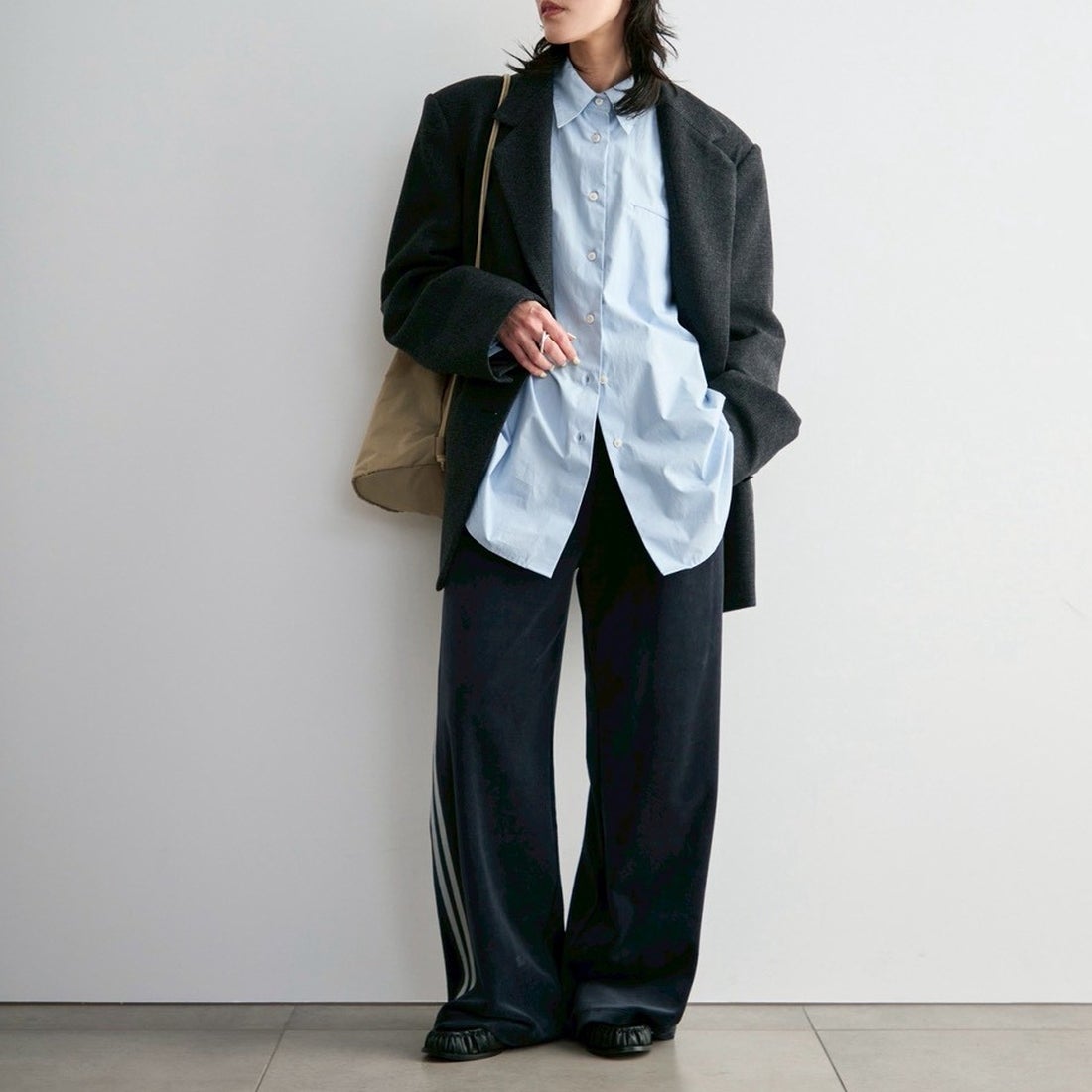 anuke [アンヌーク] ベロアタックパンツ [62620704] C/GRY