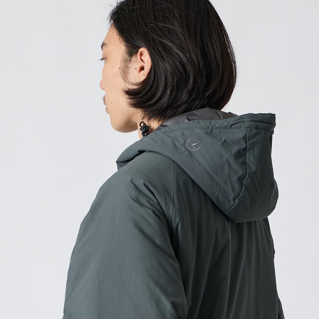 Marmot [マーモット] 別注 プリマロフト 中綿入りフードジャケット [MTFW26UJK348IN-JF] CHARCOAL