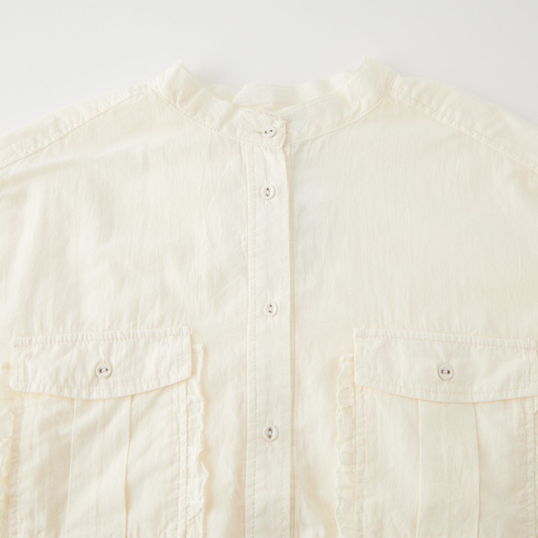 tumugu: [ツムグ] ふわふわコットン チュニックシャツ [TB26302] 06 KINARI