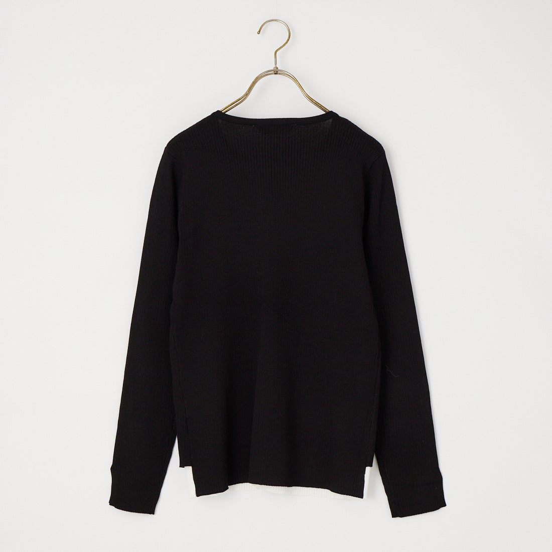 TORRAZZO DONNA [トラッゾドンナ] レイヤードバイカラートップス [6268-450] 19 BLACK