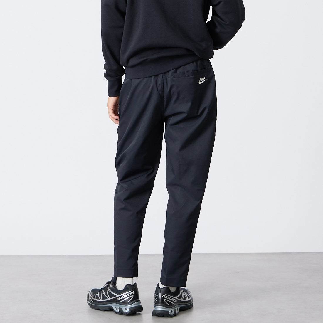 NIKE [ナイキ] クラブ ウーブン オープンヘム パンツ [IM5860] 010 ﾌﾞﾗｯｸ &&モデル身長：175cm 着用サイズ：M&&