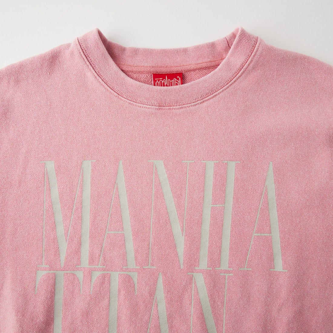 MANHATTAN PORTAGE [マンハッタンポーテージ] ロゴプリント クルーネックスウェット [26FW-MP-M651] PINK