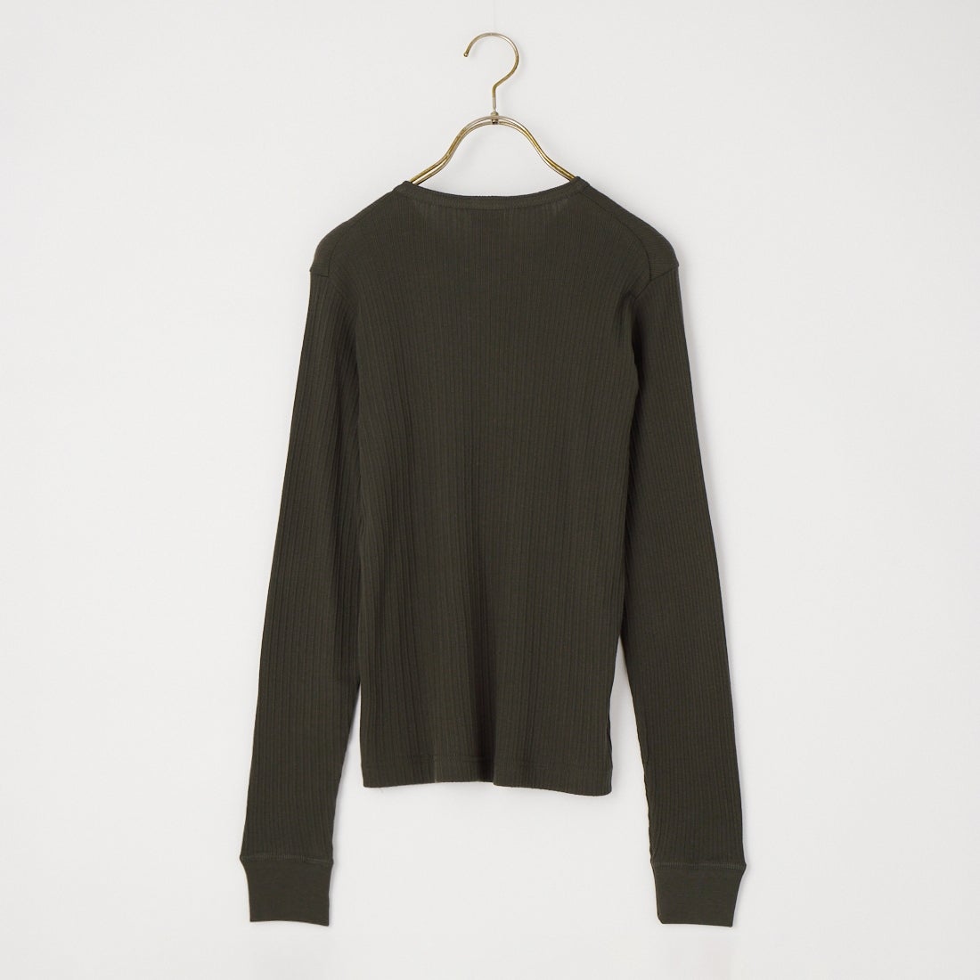 GICIPI [ジチピ] ORIGANO/オリーガノ ヘンリーネック長袖Tシャツ [2622A] MARRONE VE