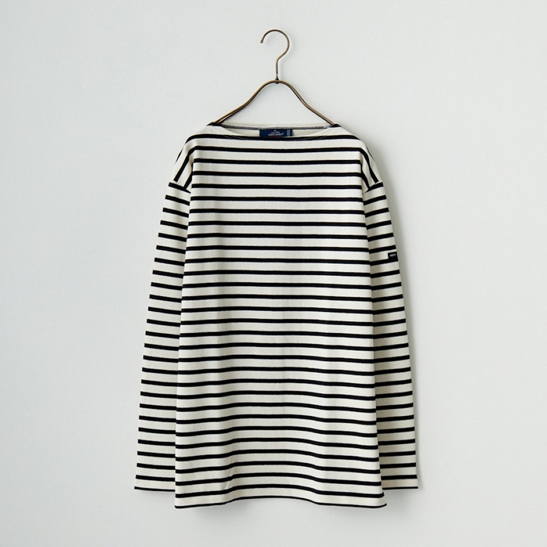 ST.JAMES [セントジェームス] バスクボーダーロングスリーブTシャツ [OUESSANT-RA] ECR/NOI