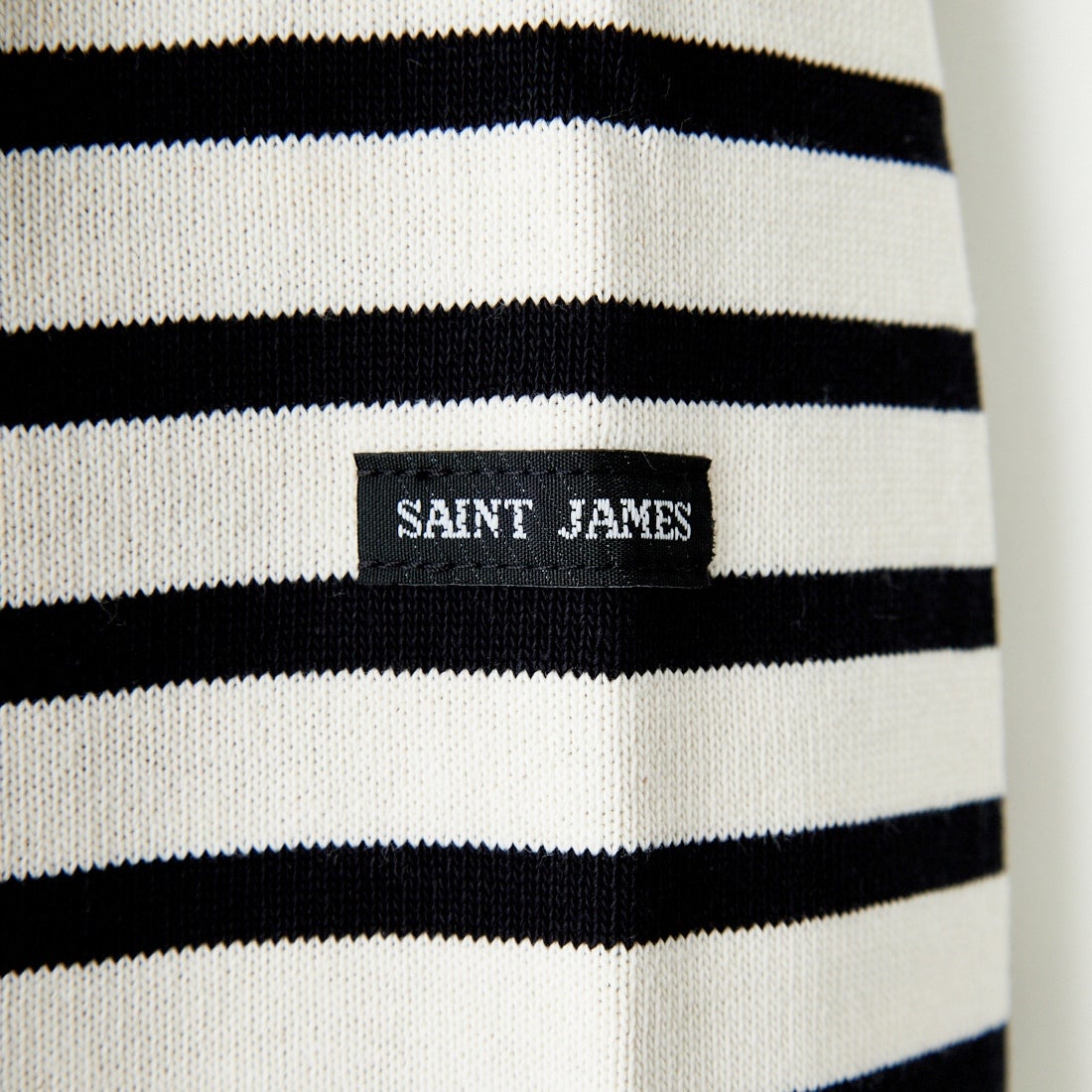 ST.JAMES [セントジェームス] バスクボーダーロングスリーブTシャツ [OUESSANT-RA] ECR/NOI
