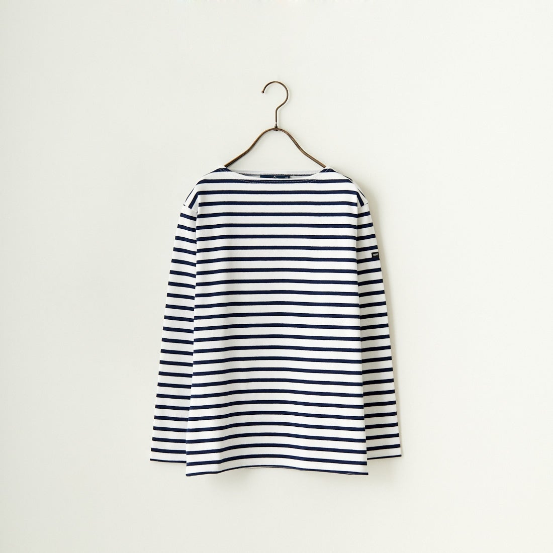 ST.JAMES [セントジェームス] バスクボーダーロングスリーブTシャツ [OUESSANT-RA] NEI/MAR