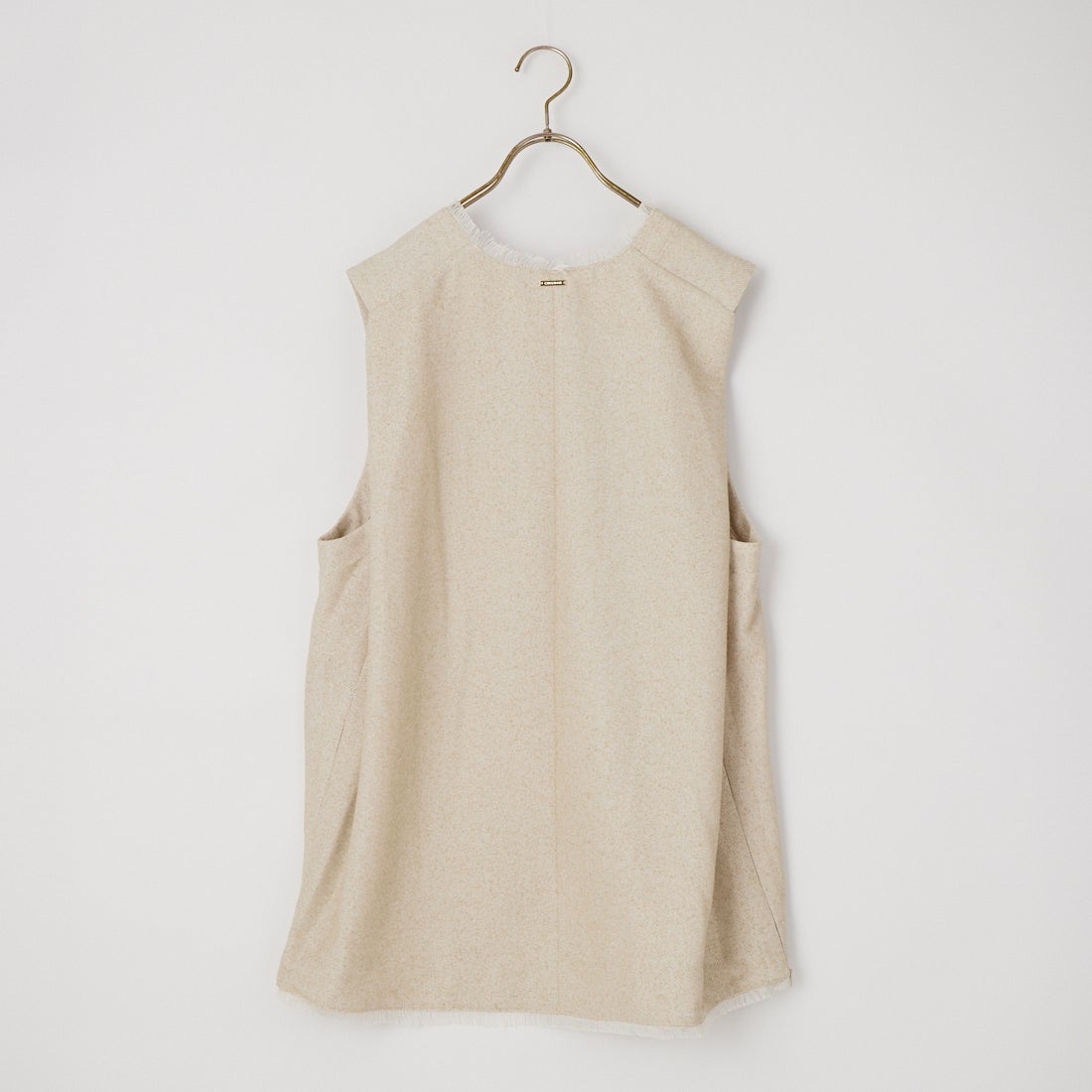 CHIGNON [シニヨン] バックタック ツイードベスト [1864-064YM] L/BEIGE