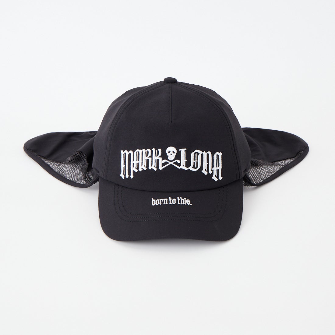 MARK & LONA [マークアンドロナ] 2WAYサンシールドキャップ [MLF-26C-FC01] BLACK