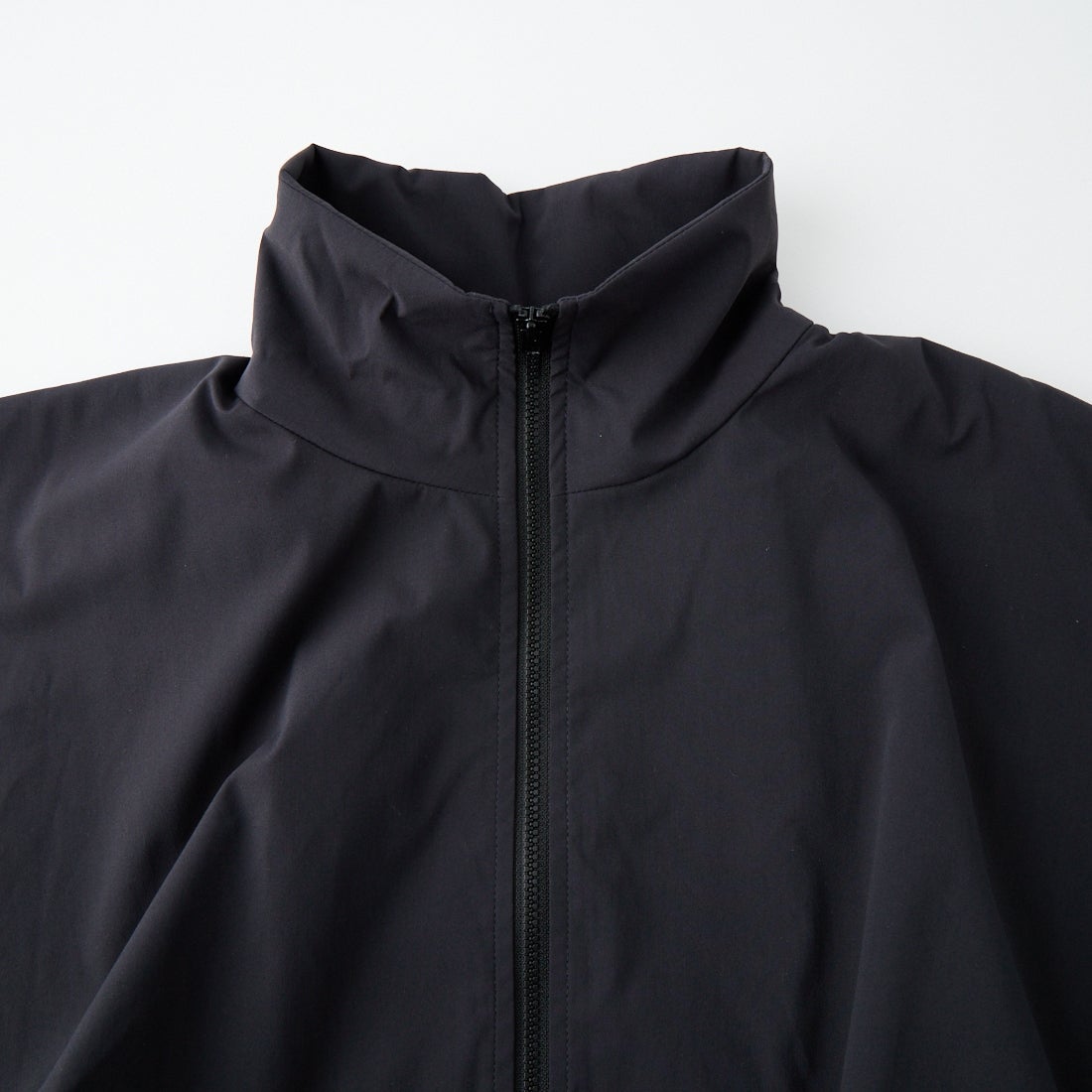 mizuiro ind [ミズイロインド] ハイネックジップブルゾン [3-270080] 99 BLACK
