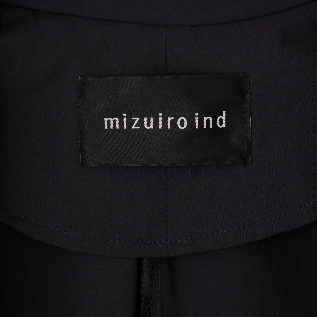 mizuiro ind [ミズイロインド] ハイネックジップブルゾン [3-270080] 99 BLACK