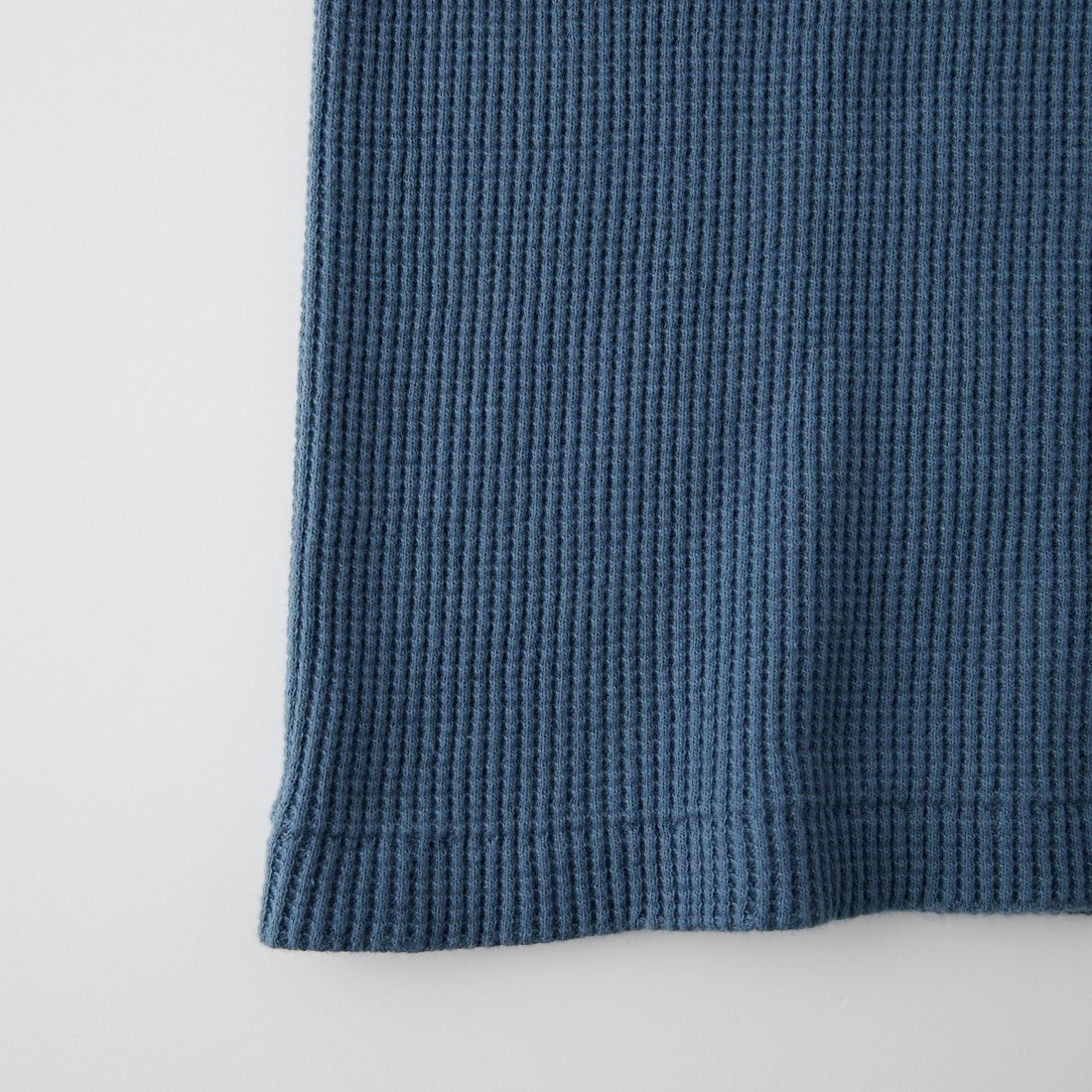 Oblada [オブラダ] ワッフルロングスリーブTシャツ [F2610CU04] BLUE/RED
