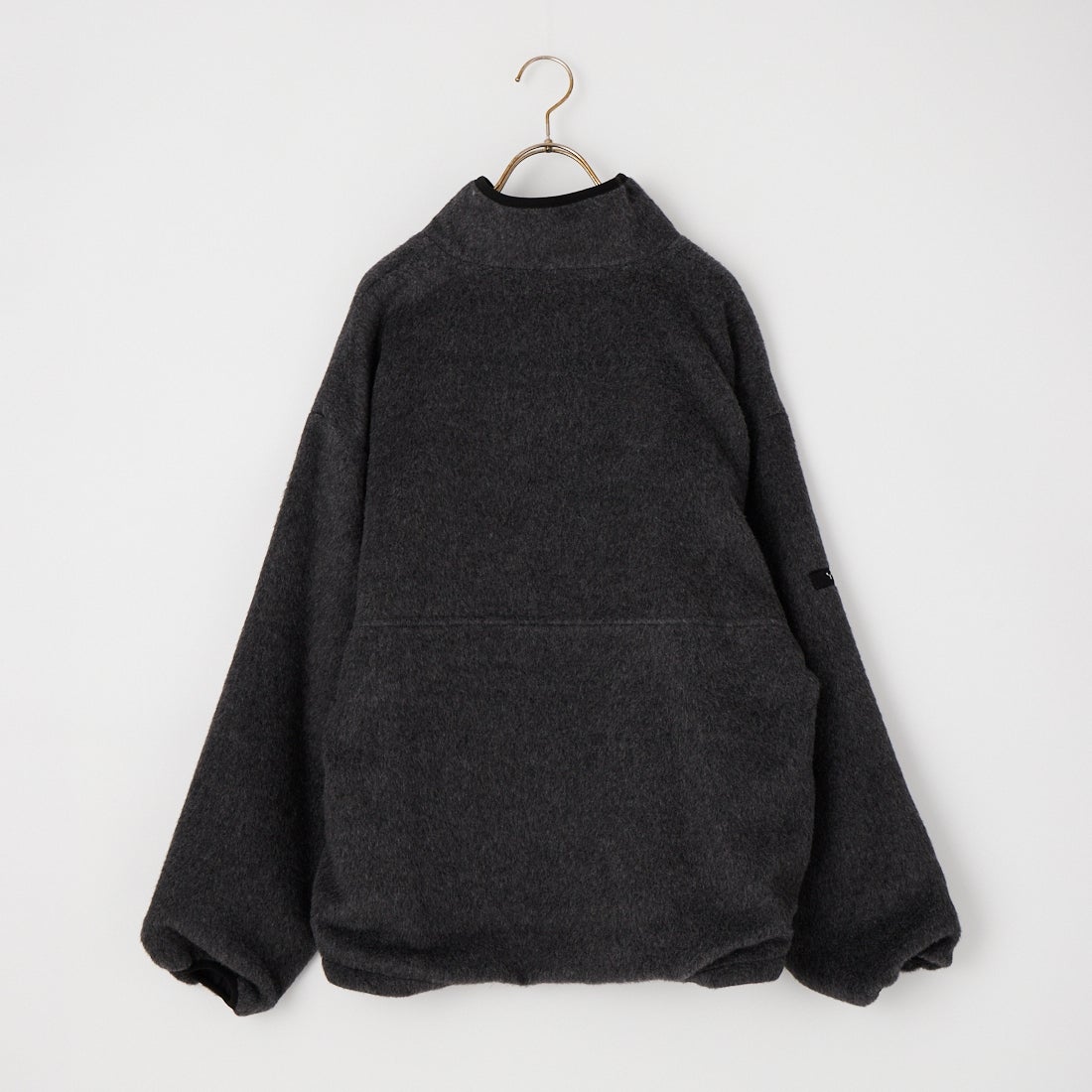 YENN [イエン] シャギー ハーフジップジャケット [Y254-41126-4] CHARCOAL