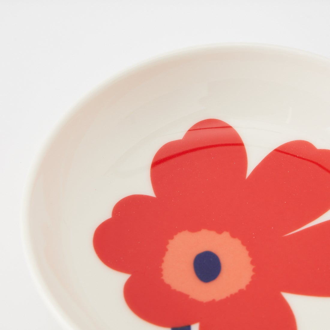 marimekko [マリメッコ] Unikko ディーププレート 13cm [52269-4-76266] 75 ﾚｯﾄﾞ