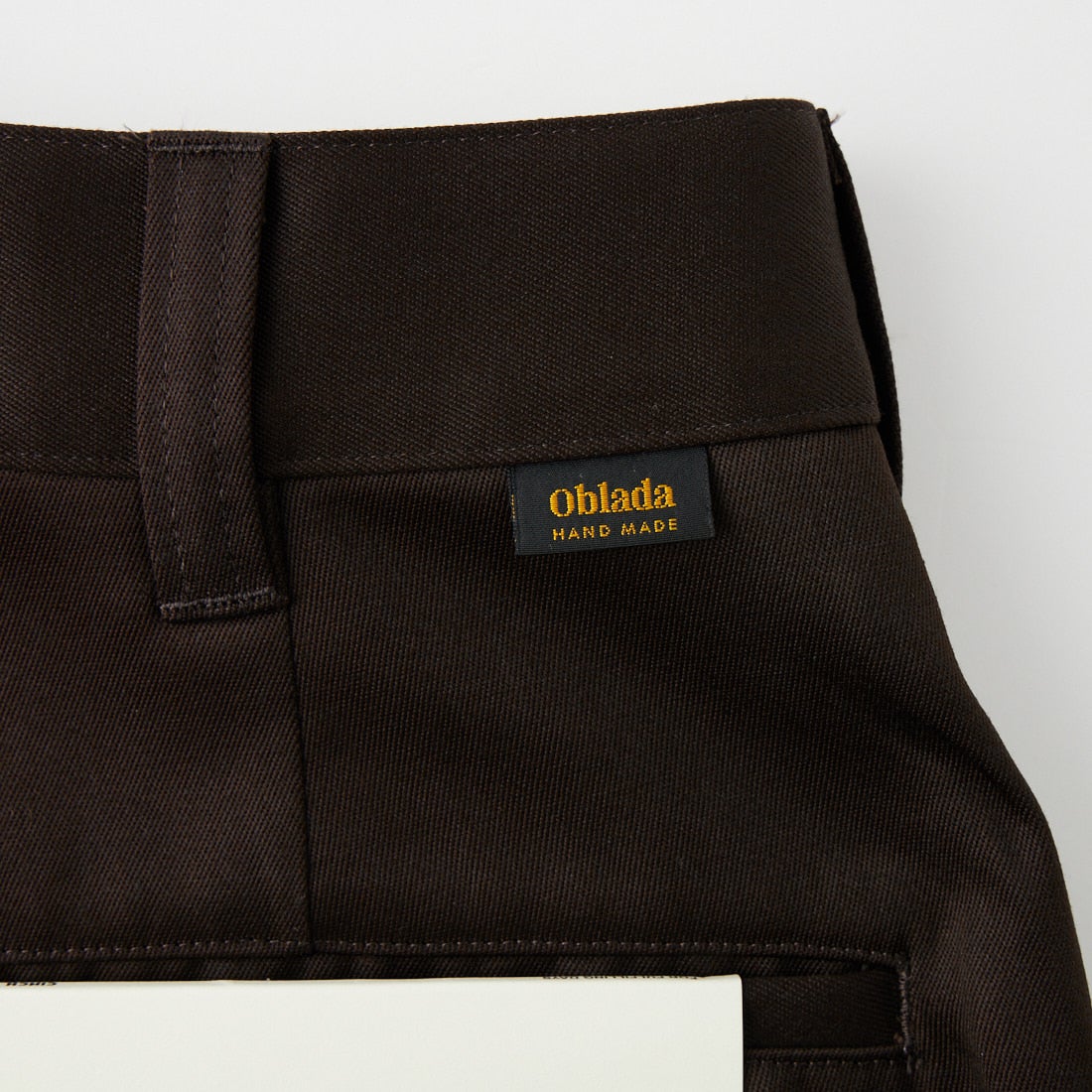 Oblada [オブラダ] STEADY センタープレスパンツ [F2610PT01] BROWN