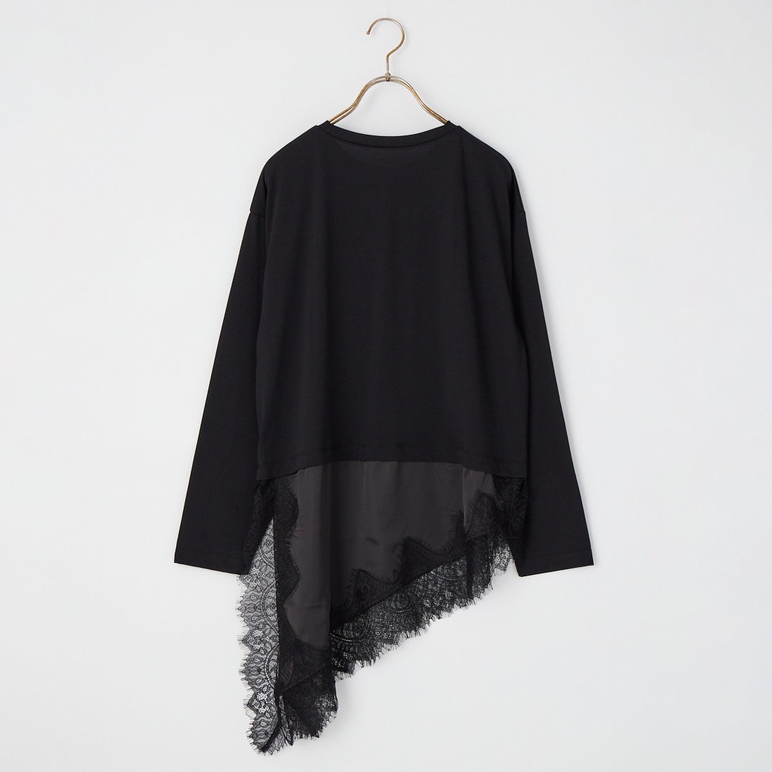 Maison de L'allure [メゾン ドゥ ラリュール] レースドッキングプルオーバー [M26332012] 09 BLACK