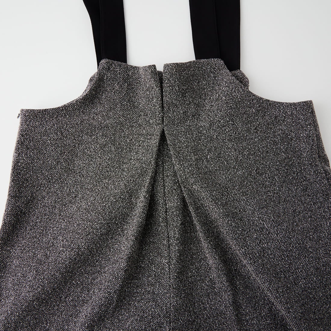 CHIGNON [シニヨン] ハイウエスト ツイードサロペット [3864-065YM] BLACK