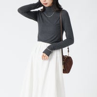 003 ﾁｬｺｰﾙ&&モデル身長：162cm 着用サイズ：F&&