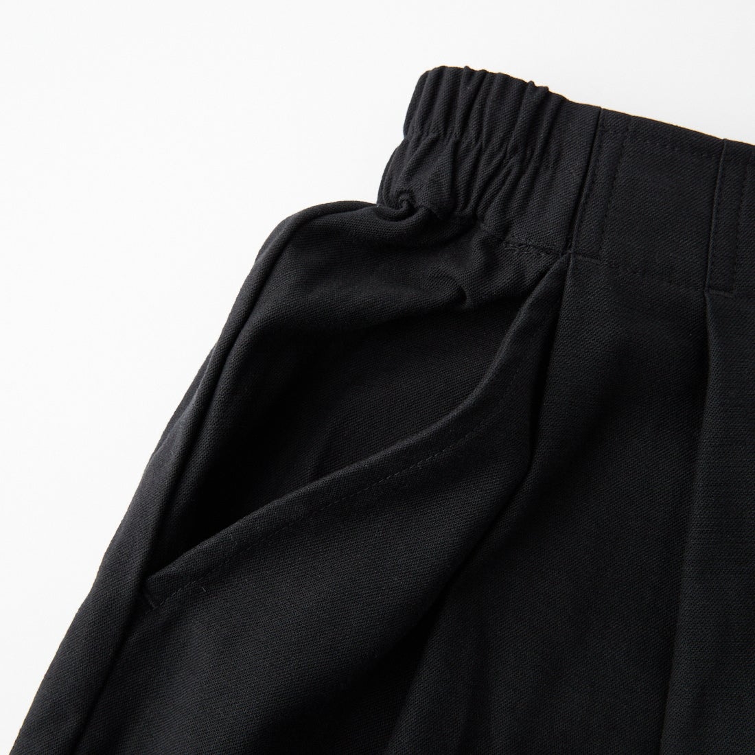 Kelen [ケレン] コットンバックサテン タックフレアスカート FEALY [LKL26FSK2055] BLACK