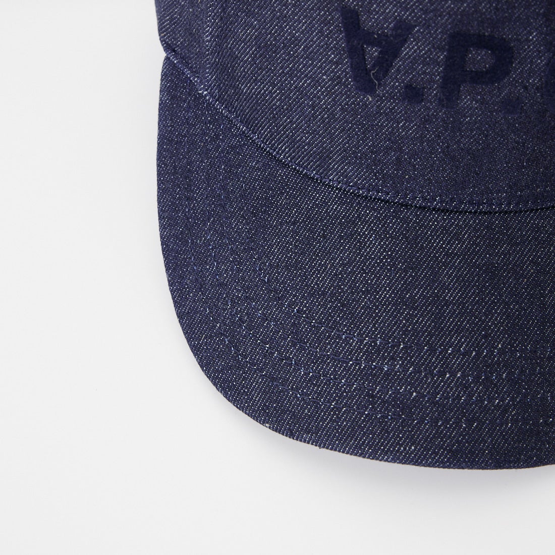 A.P.C. [アー・ペー・セー] VPCロゴ デニムキャップ [CASQUETTE-EDEN-VPC] 37 INDIGO