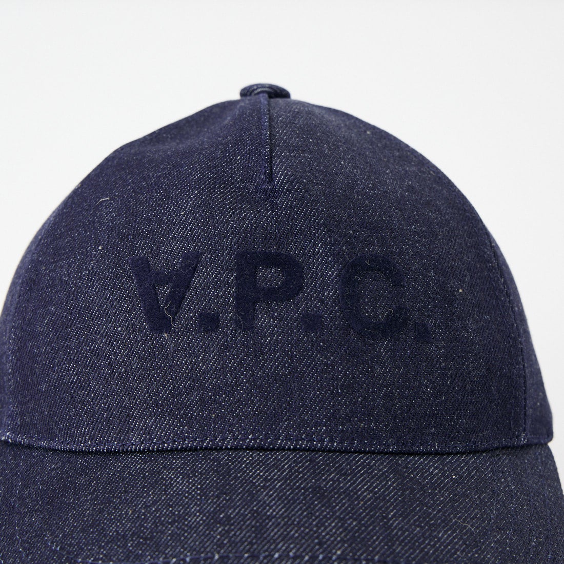 A.P.C. [アー・ペー・セー] VPCロゴ デニムキャップ [CASQUETTE-EDEN-VPC] 37 INDIGO
