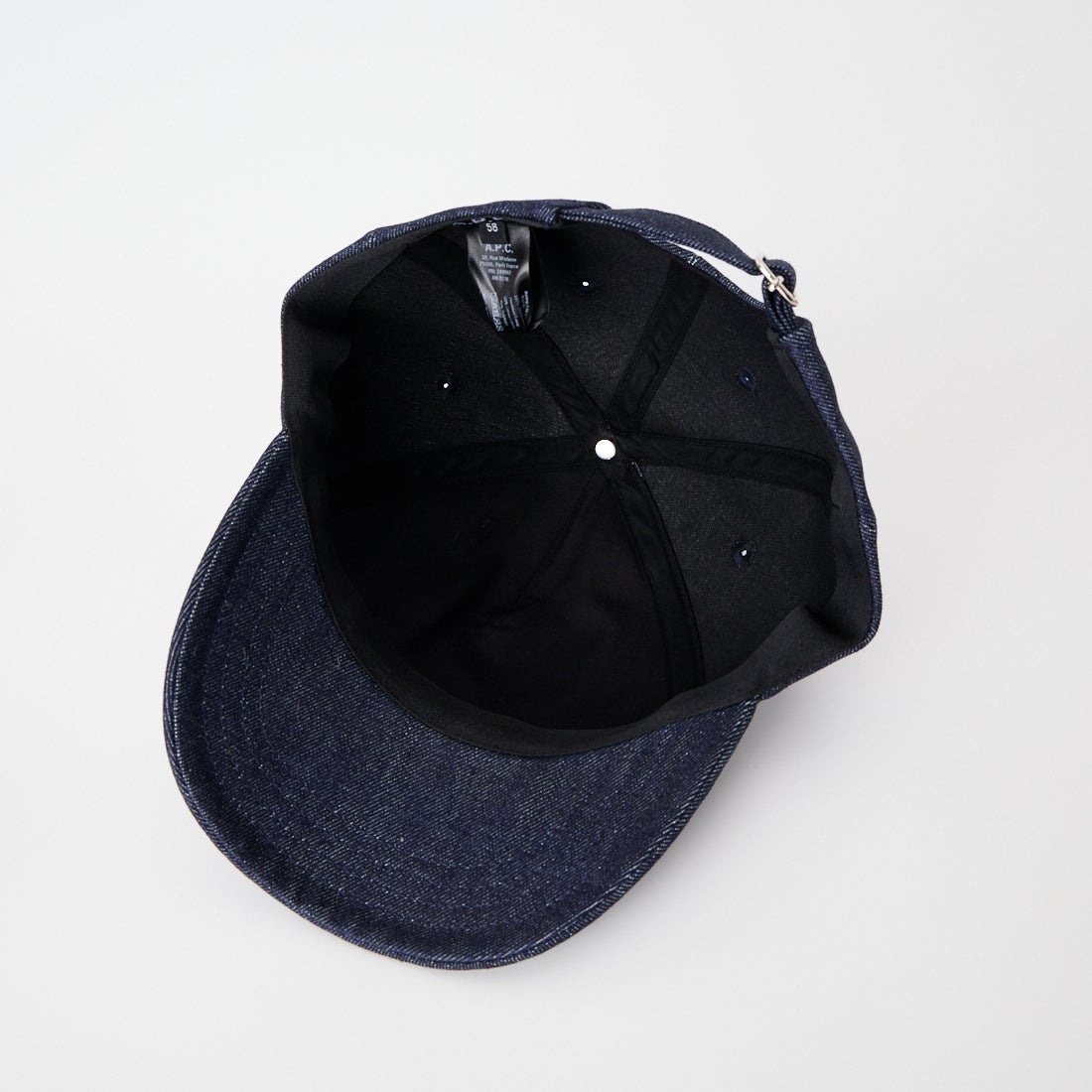A.P.C. [アー・ペー・セー] VPCロゴ デニムキャップ [CASQUETTE-EDEN-VPC] 37 INDIGO