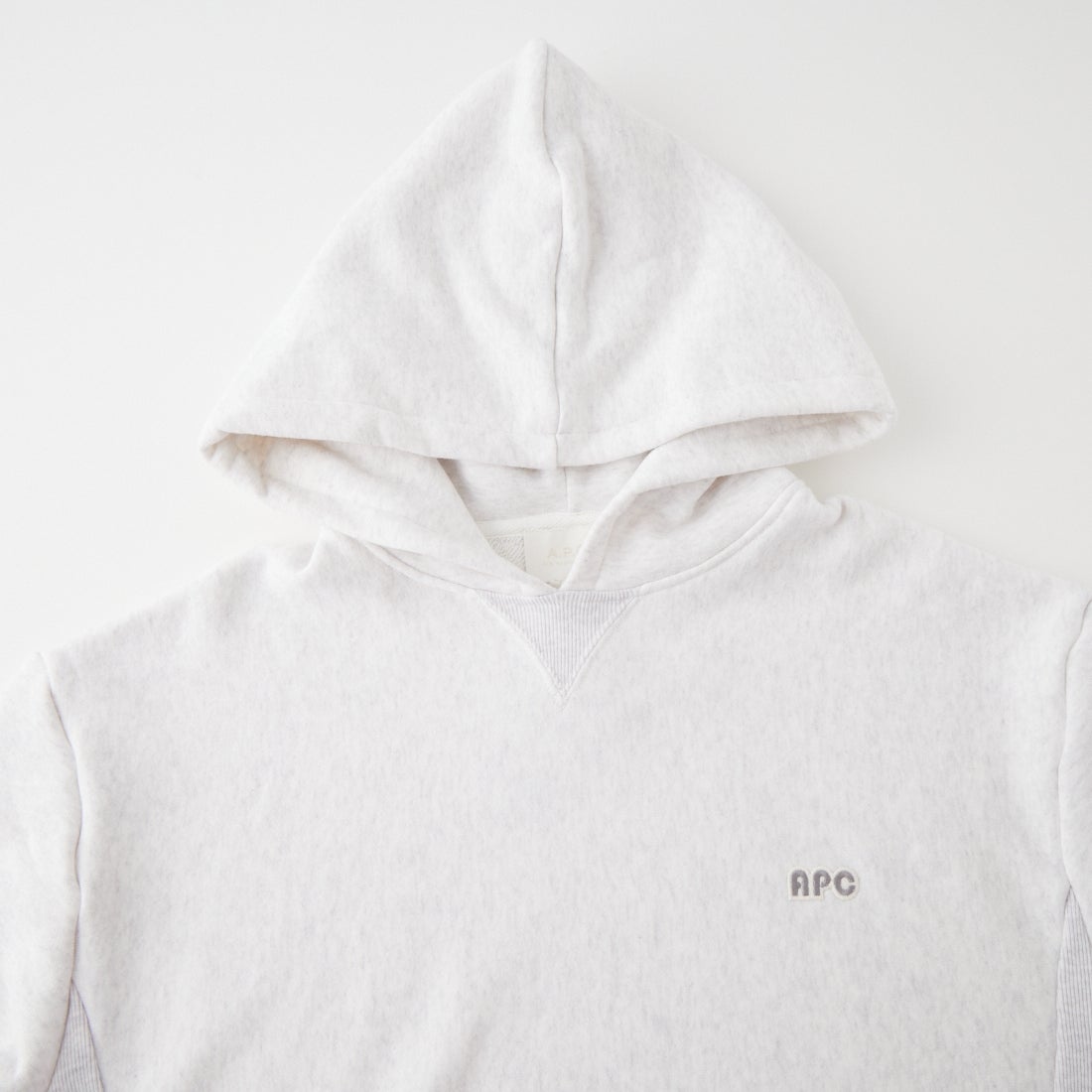A.P.C. [アー・ペー・セー] ロゴ刺繍フーディ [HOODIE-406PATCH-H] 92 GRIS