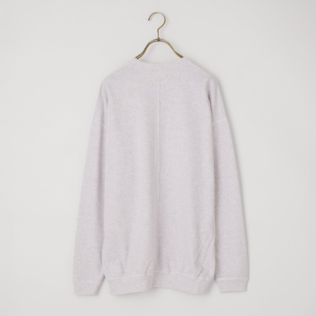 HOLLYWOOD RANCH MARKET [ハリウッドランチマーケット] ストレッチフライス 9.5ozヘムリブ ロングスリーブTシャツ [1015123] SV GREY