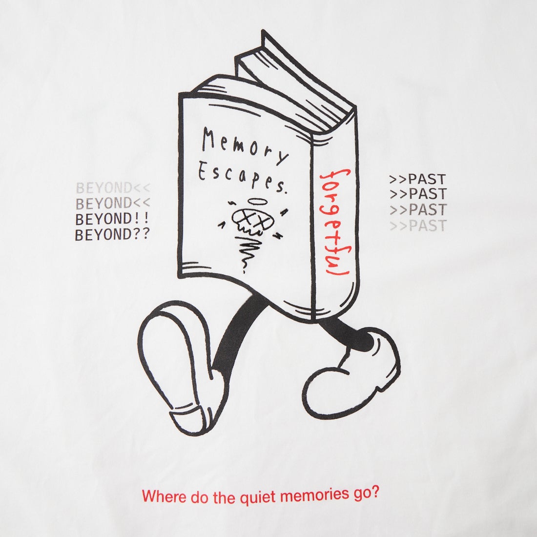 UNTRACE [アントレース] オリジナルグラフィックプリントTシャツ [288] WHITE