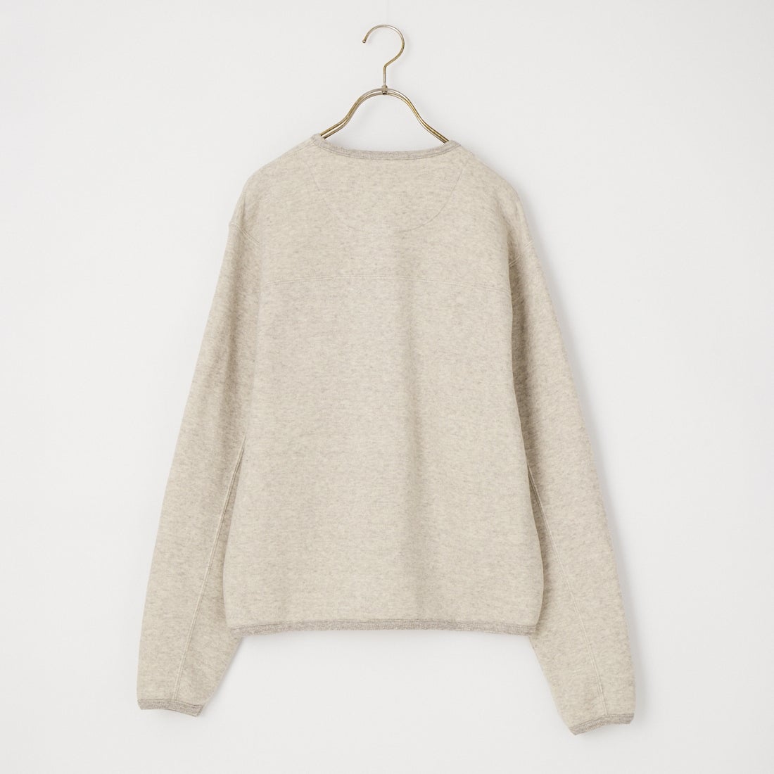 HOOP COOP [ホープコープ] リヨセルコットン コージーフリースカーディガン [F26031] HTR.BEIGE