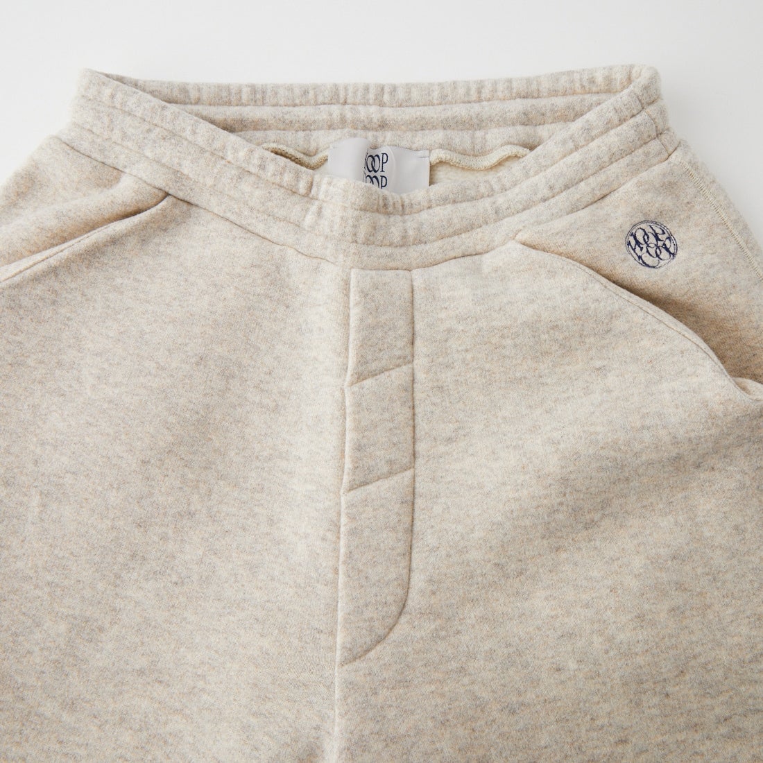 HOOP COOP [ホープコープ] リヨセルコットン コージーフリースワイドパンツ [F26032] HTR.BEIGE