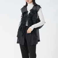 BLACK&&モデル身長：162cm 着用サイズ：F&&