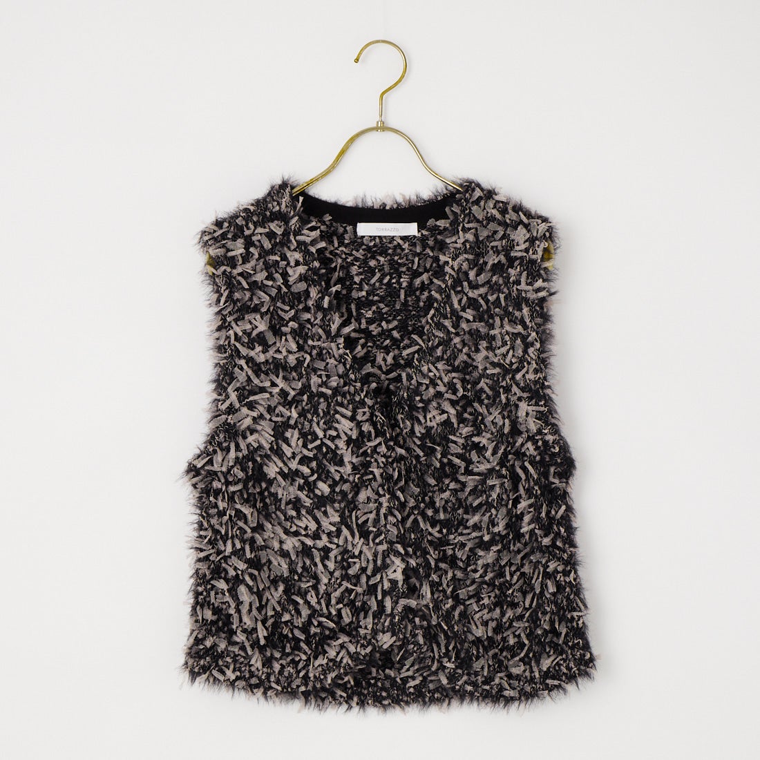 TORRAZZO DONNA [トラッゾドンナ] ファンシーヤーンニットビスチェ [6269-565] 13 GRY MIX