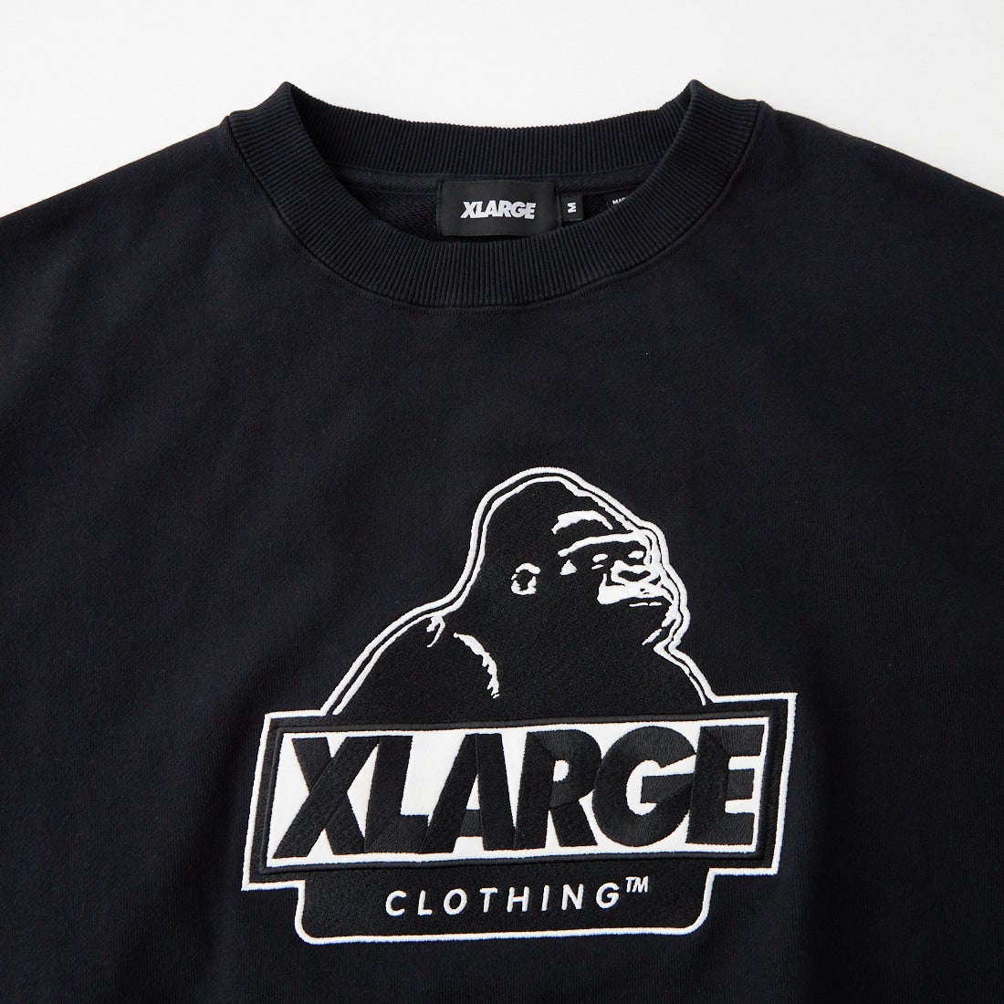 XLARGE [エクストララージ] スランテッド OG クルーネックスウェットシャツ [101263012001] BLACK