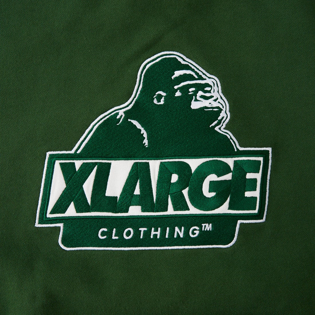 XLARGE [エクストララージ] スランテッド OG クルーネックスウェットシャツ [101263012001] GREEN