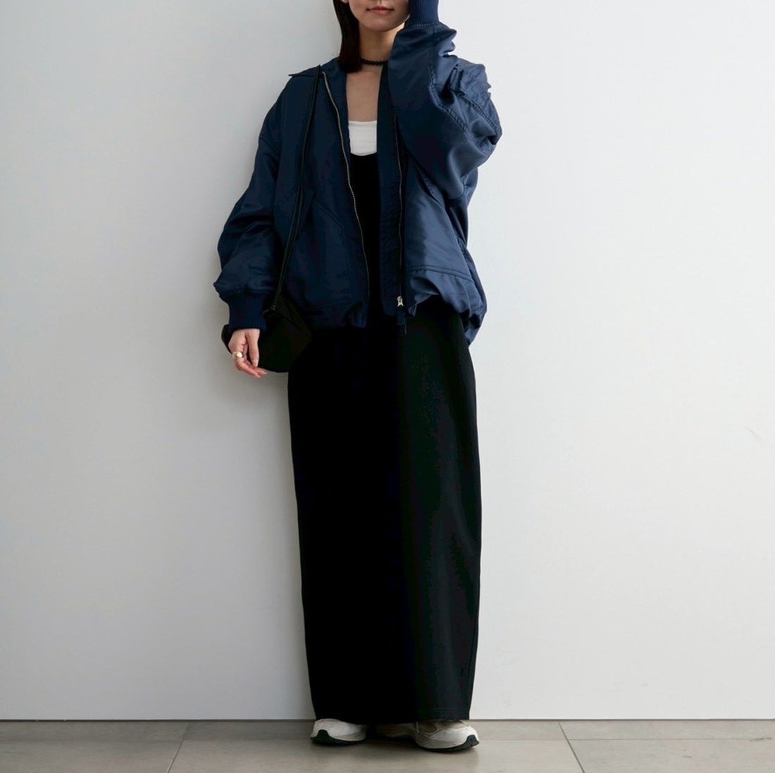 anuke [アンヌーク] Uネックルーズワンピース [62620305] BLK