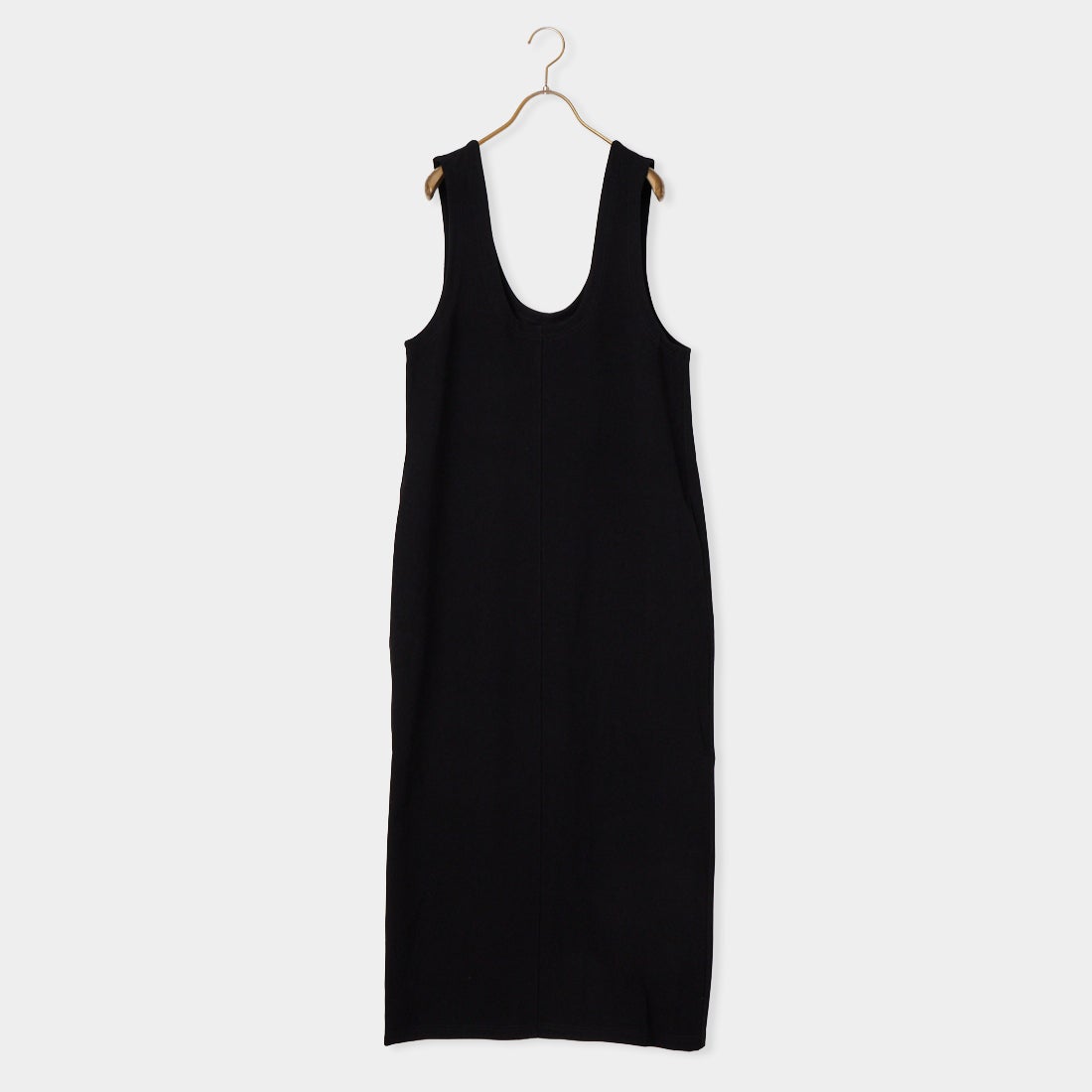 anuke [アンヌーク] Uネックルーズワンピース [62620305] BLK