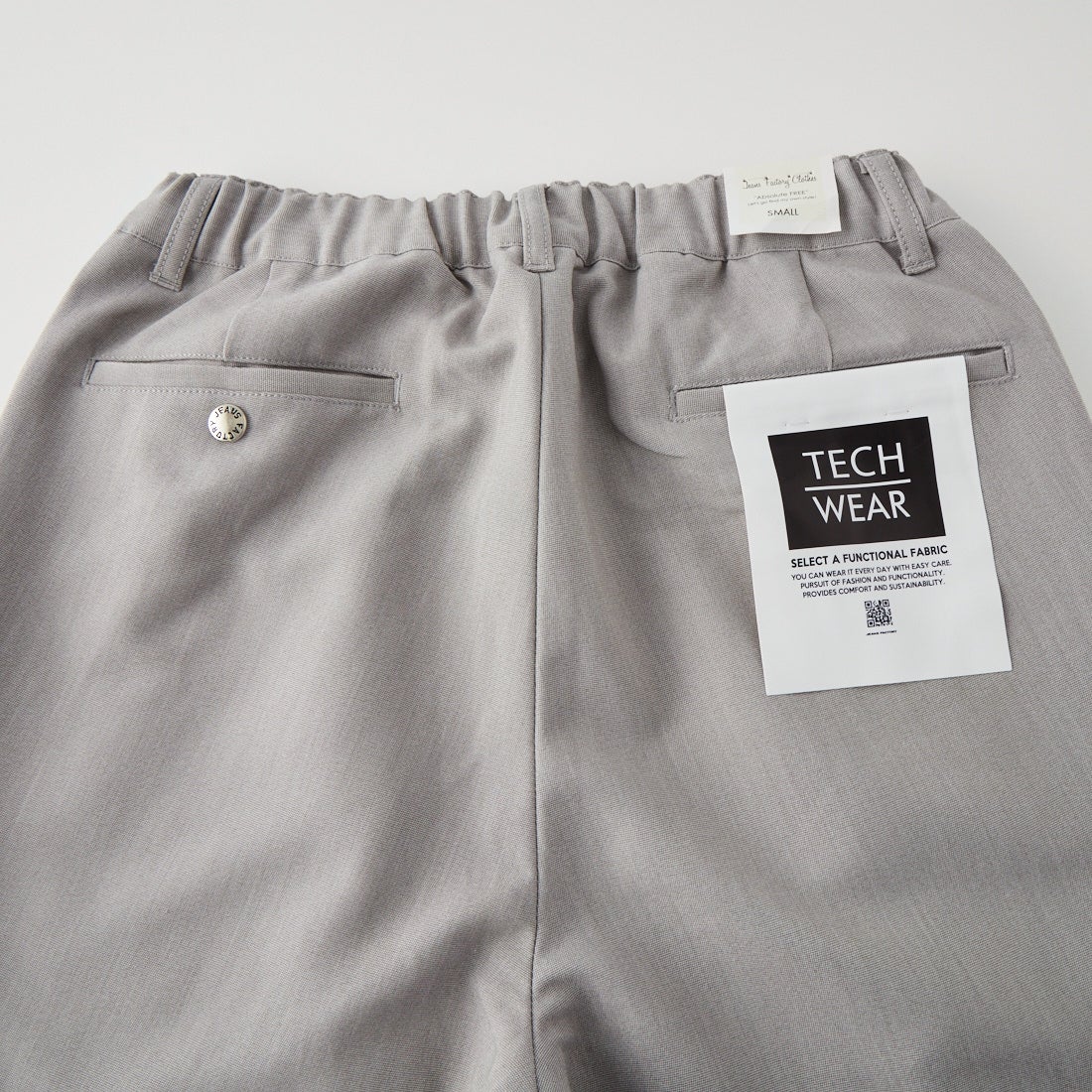 Jeans Factory Clothes [ジーンズファクトリークローズ] エコドライ 2WAYダブルクロス ワイドテーパードトラウザー [JFC-263-053] 64 GRY