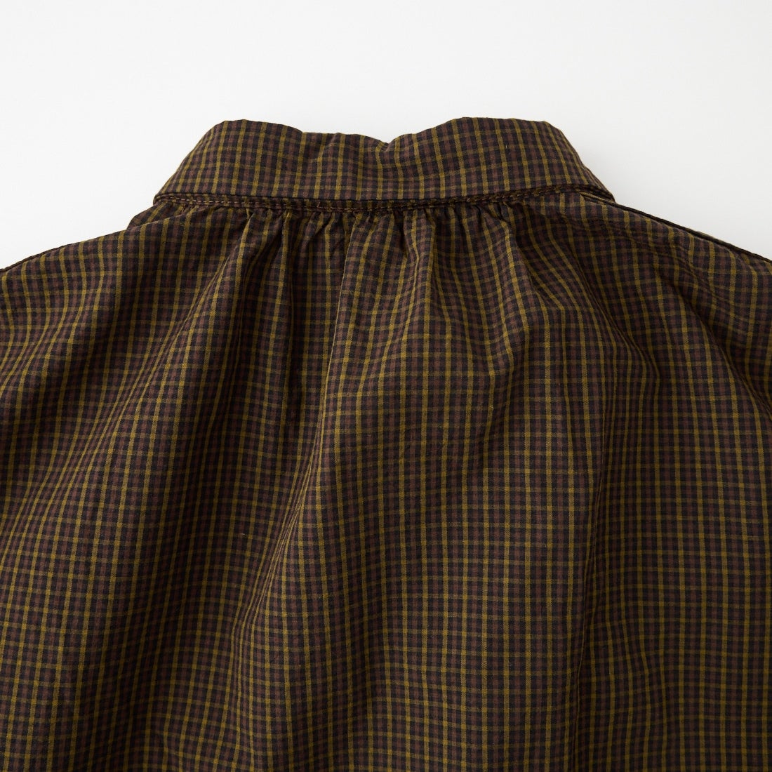 WHYTO. [ホワイト] チェック柄 ボリュームブラウス [WHT26FBL4111] KHK CHECK