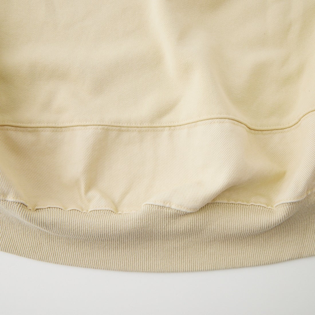 WHYTO. [ホワイト] コンビネーション スウェットシャツ [WHT26FBL4099] OFFBEIGE