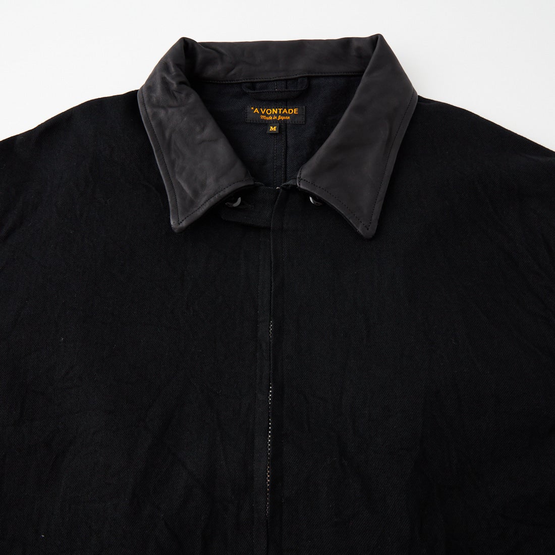 A VONTADE [アボンタージ] デニムジップワークジャケット [VTD-0565-JK] BB BLACK