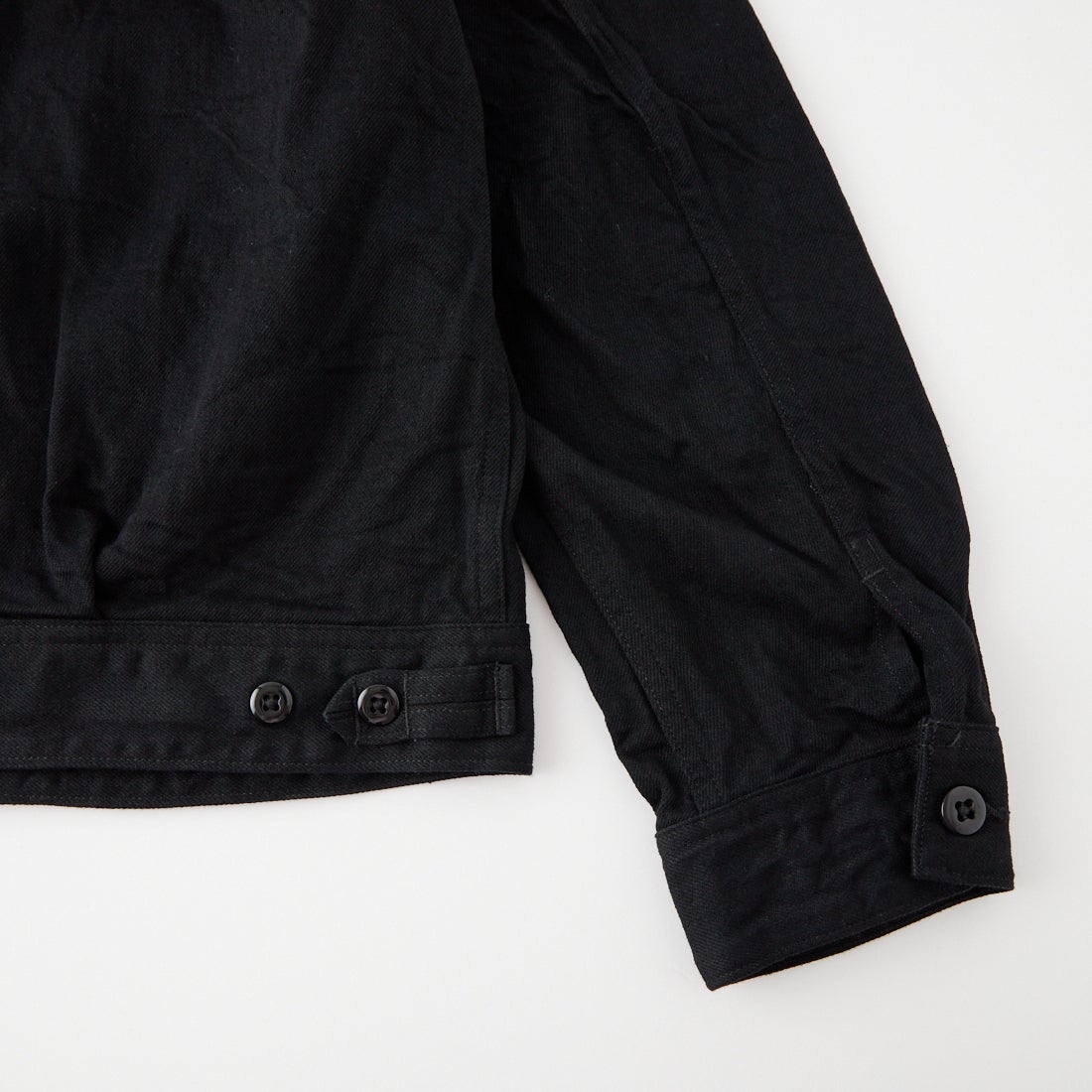 A VONTADE [アボンタージ] デニムジップワークジャケット [VTD-0565-JK] BB BLACK
