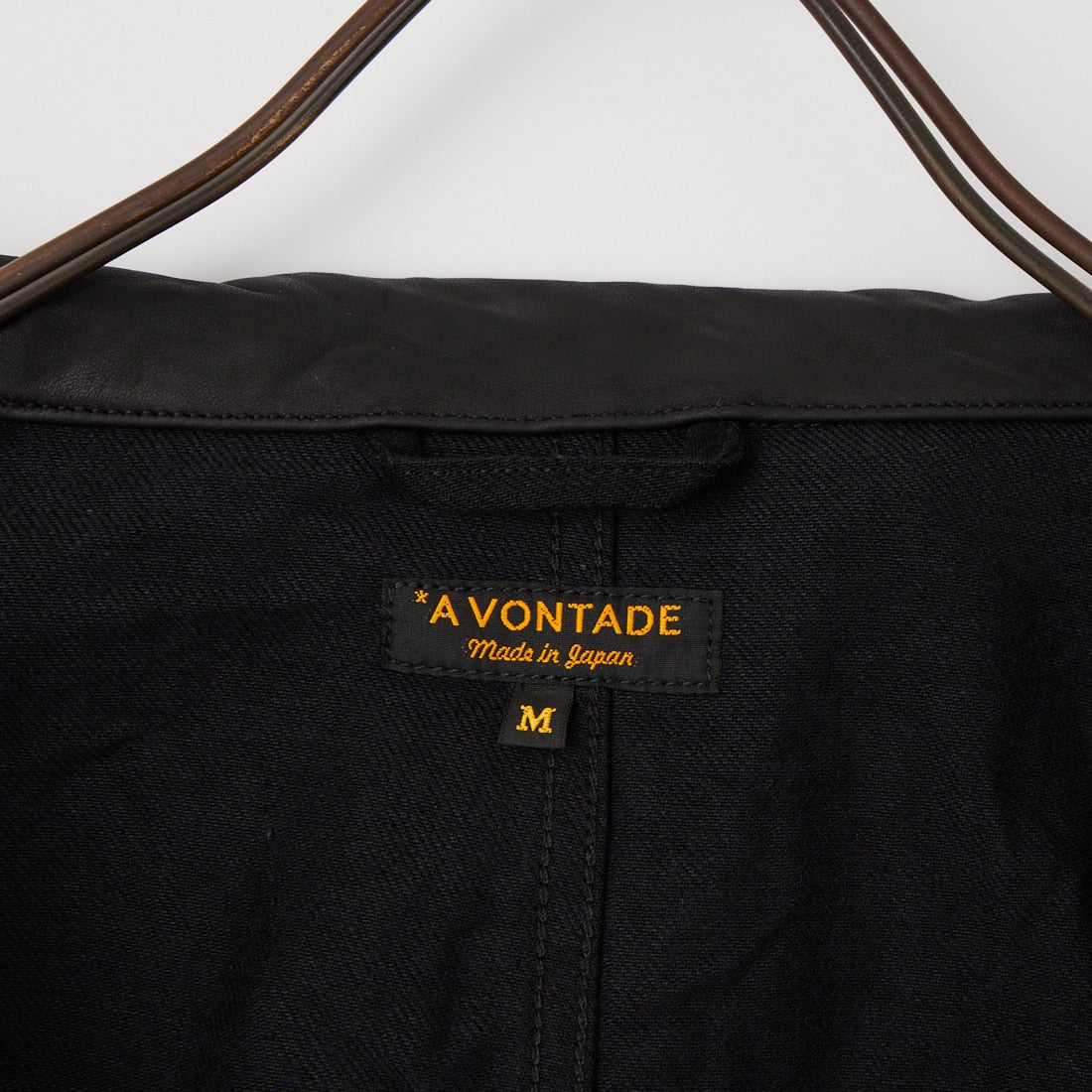 A VONTADE [アボンタージ] デニムジップワークジャケット [VTD-0565-JK] BB BLACK