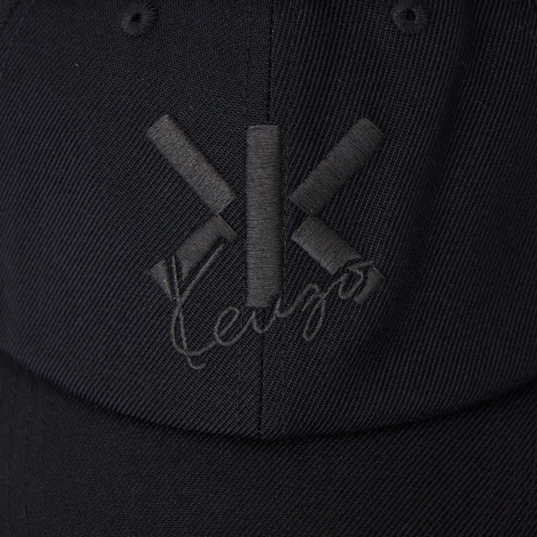 KENZO [ケンゾー] Double K エンブロイダリーキャップ [FG68AC411F33] 99 BLACK
